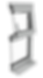 A cross section of a Liniar white upvc casement window with a window