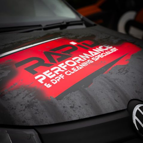 A Volkswagen Caddy Full Van Wrap completed by Goodwin Graphics