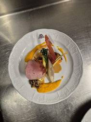 a dish from the Gravenhof restaurant
