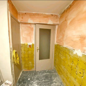 image plafonnage création, cimentage