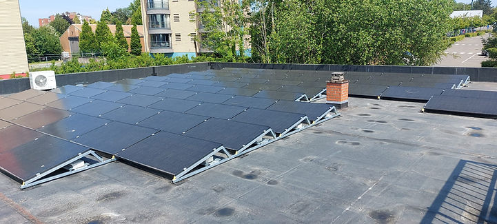 cetti panneaux toit plat