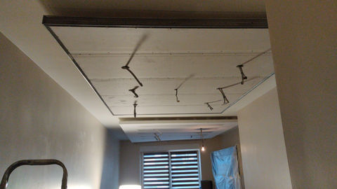 installation nouveau plafond