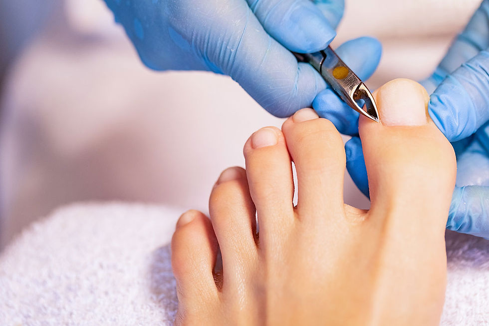 pédicure soins des ongles