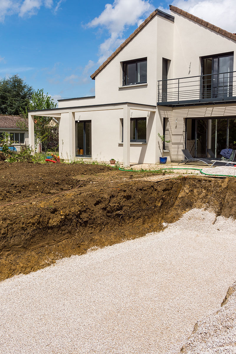 Terrassement de jardin