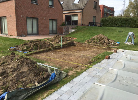construction d'une terrasse