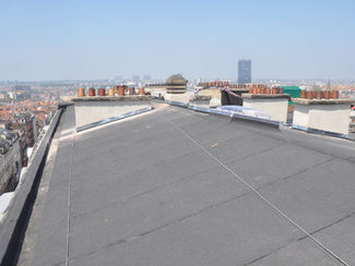toiture plate en roofing
