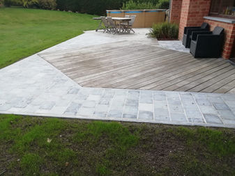 Agrandissement d'une terrasse à Chaumont-Gistoux