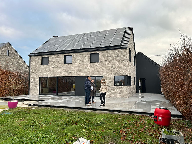 Isolation façade + plaquettes à Bolland