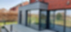 Charpente, toiture, plate-forme EPDM et bardage en panneaux Equitone