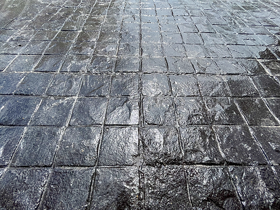 Béton imprimé