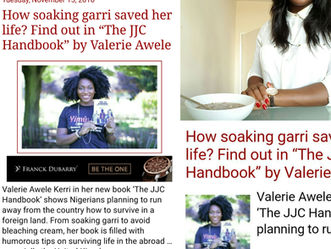 Find out how drinking garri put me on Linda Ikeji's blog!