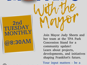 Muffins With The Mayor Returns Tuesday