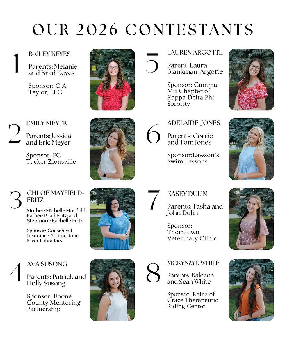Catch Miss Boone County Tonight Radio Mom