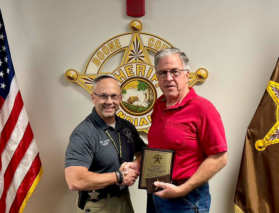 Batic Retires After 10 Years With Sheriff's Department