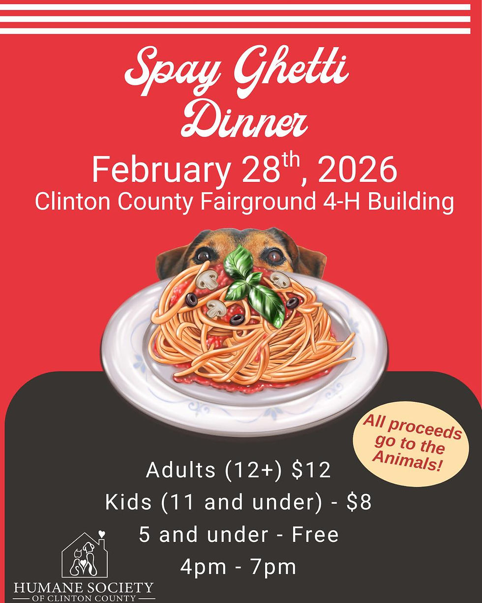 The Humane Society For Clinton County Plans Fund Raising Event