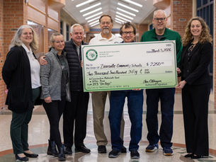ZAA Presents Check To Zionsville Schools