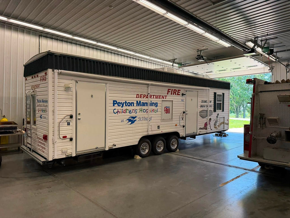 Jamestown Fire Purchases Fire Safety Trailer