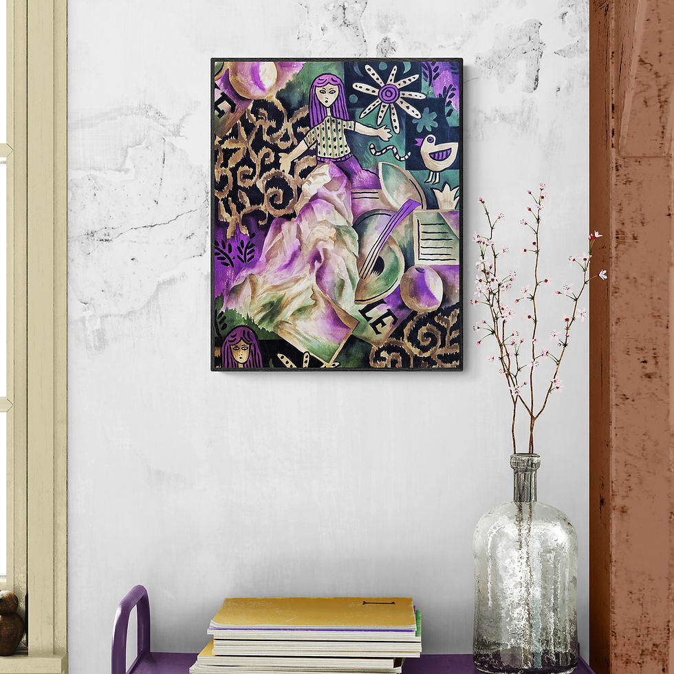 Thumbnail: Untitled 11 - Hermione Sheng - Wall View 3 - Unique Urban Art for Sale on Art Paper