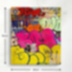 Urban Wall - Capo - Close View - Unique Urban Graffiti Art for Sale on Canvas, UK