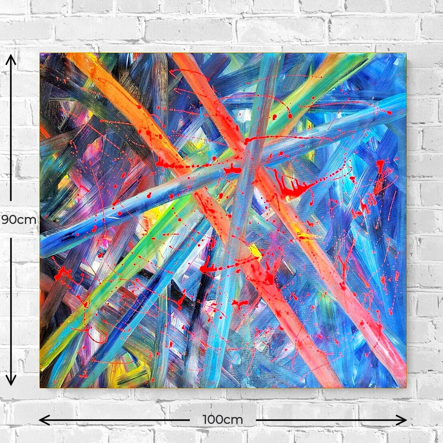 Abstract - Tanya (Tanya Galstian) - Close View - Buy Original Contemporary Abstract Art on Canvas, UK