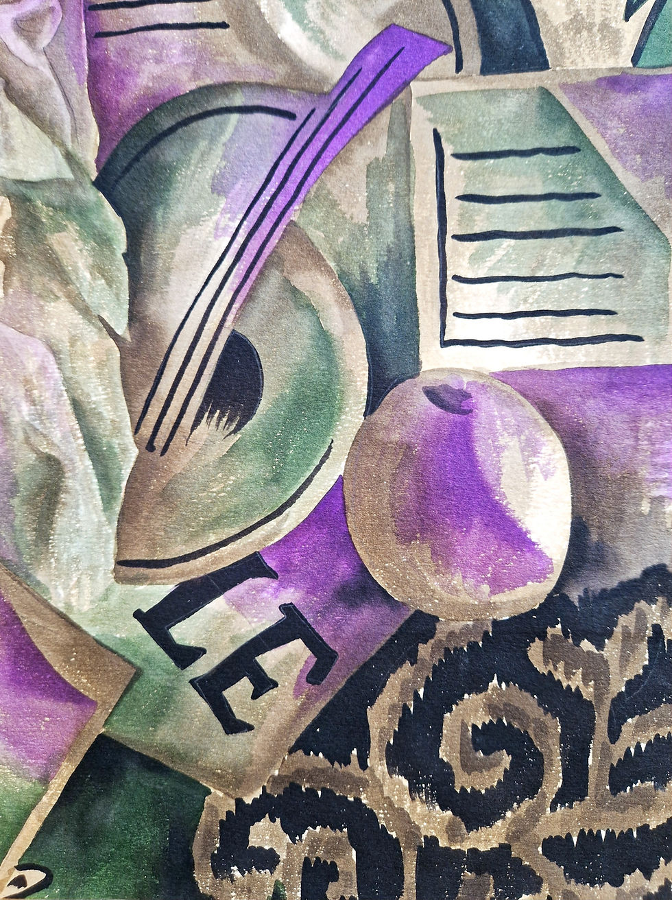 Thumbnail: Untitled 11 - Hermione Sheng - Lower Right View - Original Urban Art for Sale on Fine Art Paper, UK