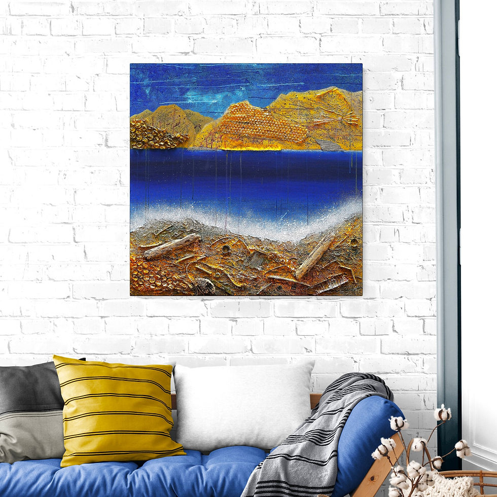 Thumbnail: Driftwood - Harry Chamberlain - Wall View - Contemporary Abstract Driftwood Art for Sale