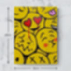 Drippy Emojis - Ross Hendrick - Close View - Unique Modern Art for Sale on Canvas, UK