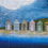 Thumbnail: Beach Huts - Harry Chamberlain - Cut View - Original Abstract Eco Art for Sale