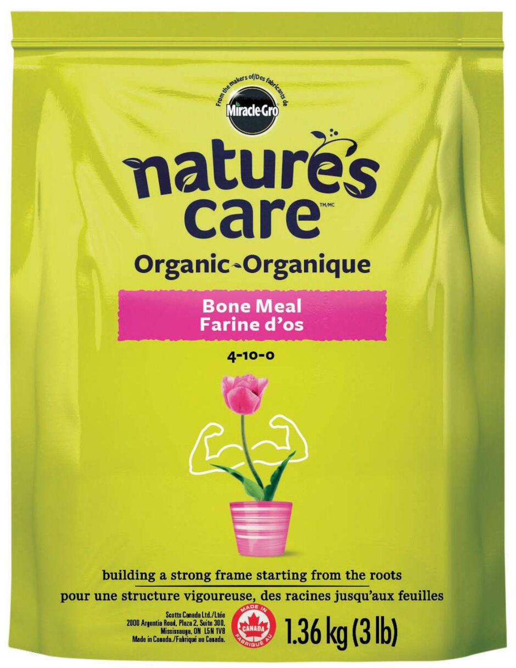 Miracle-Gro Nature's Care Organic Bone Meal 4-10-0 1.36 kg 6/case