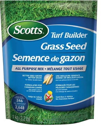Scotts 1kg Turfbuilder Grass Seed All Purpose Grass Seed 20243