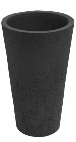Tall Crete Planters Round All Weather Pots
