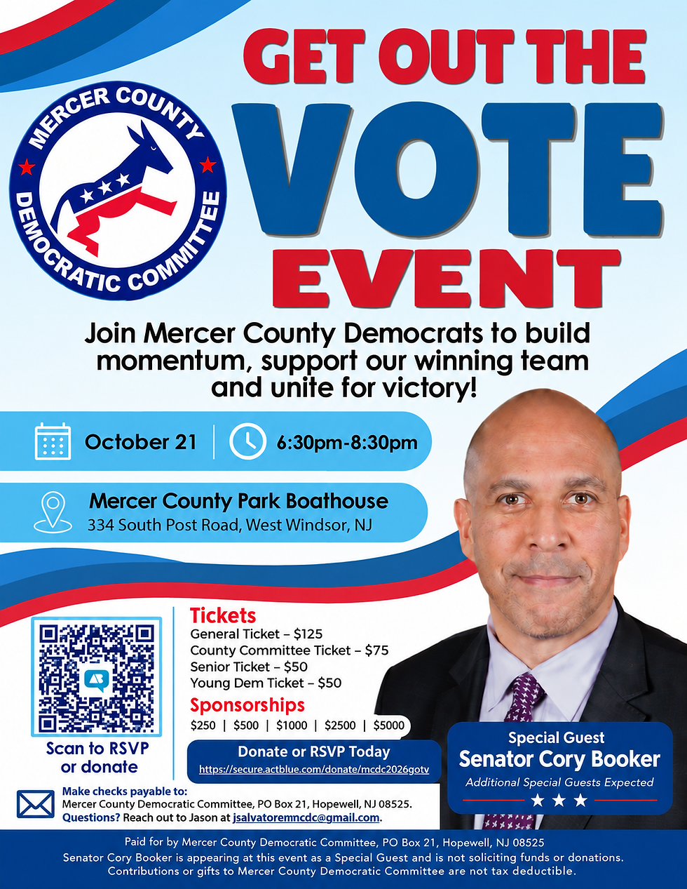 Mercer County Democrats Get Out the Vote Event