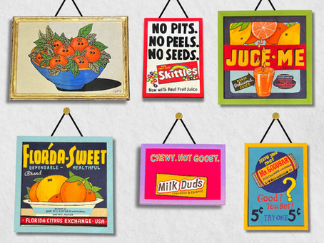 Lucy Sparrow's Felt PAINTINGS DROP IN FloridaRAMA’s Online Shop