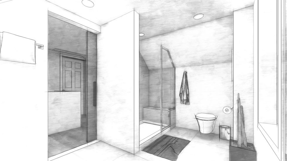 Attic New Full Bath Design
