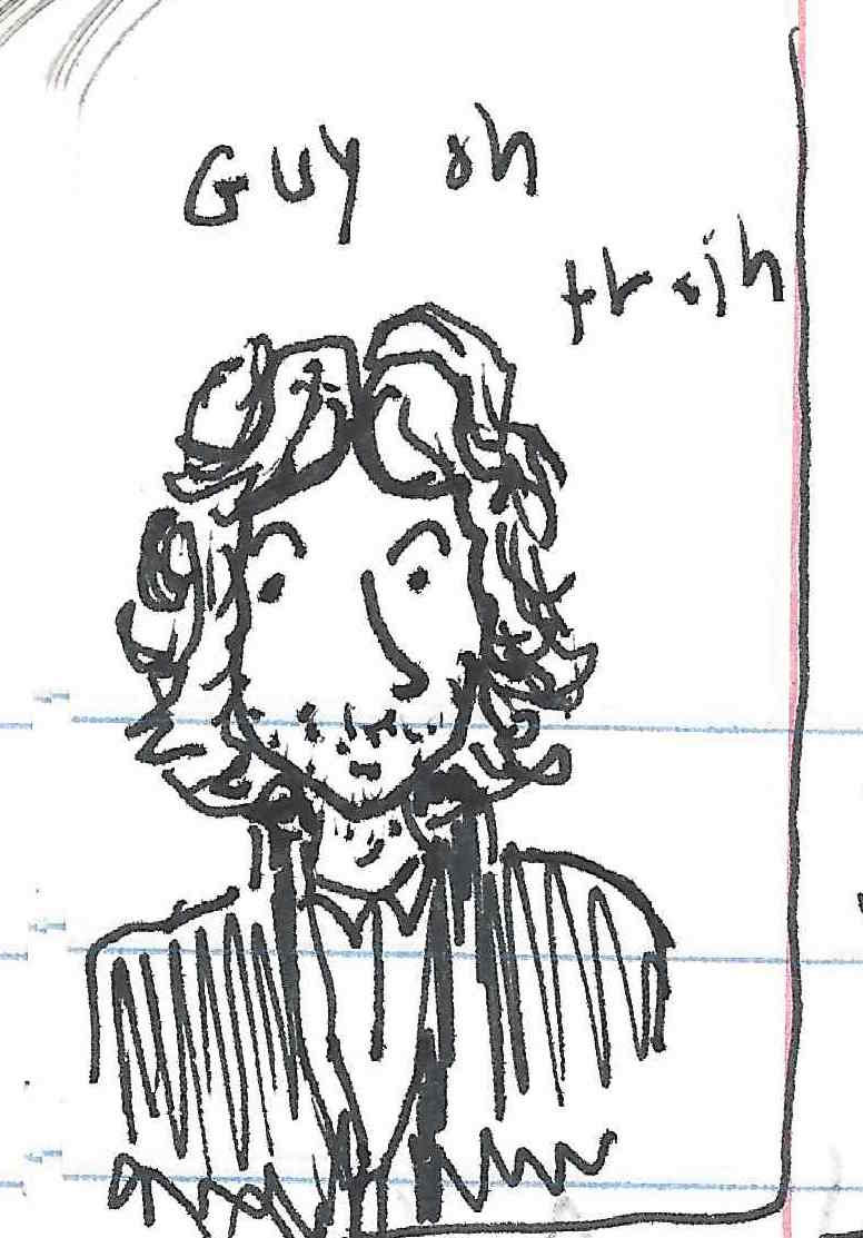 Guy On Train