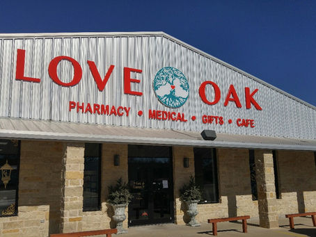 New signs at Love Oak Pharmacy!