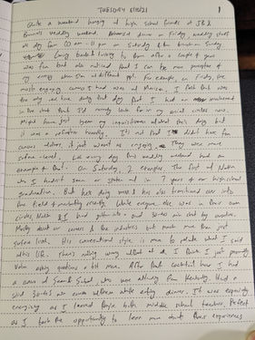 What Did I Learn From This Past Weekend? | 8/10/21