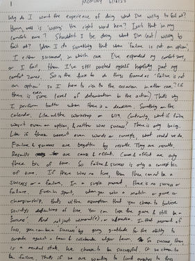 Why Do I Want The Experience Of Doing What I’m Willing To Fail At? | 6/13/22