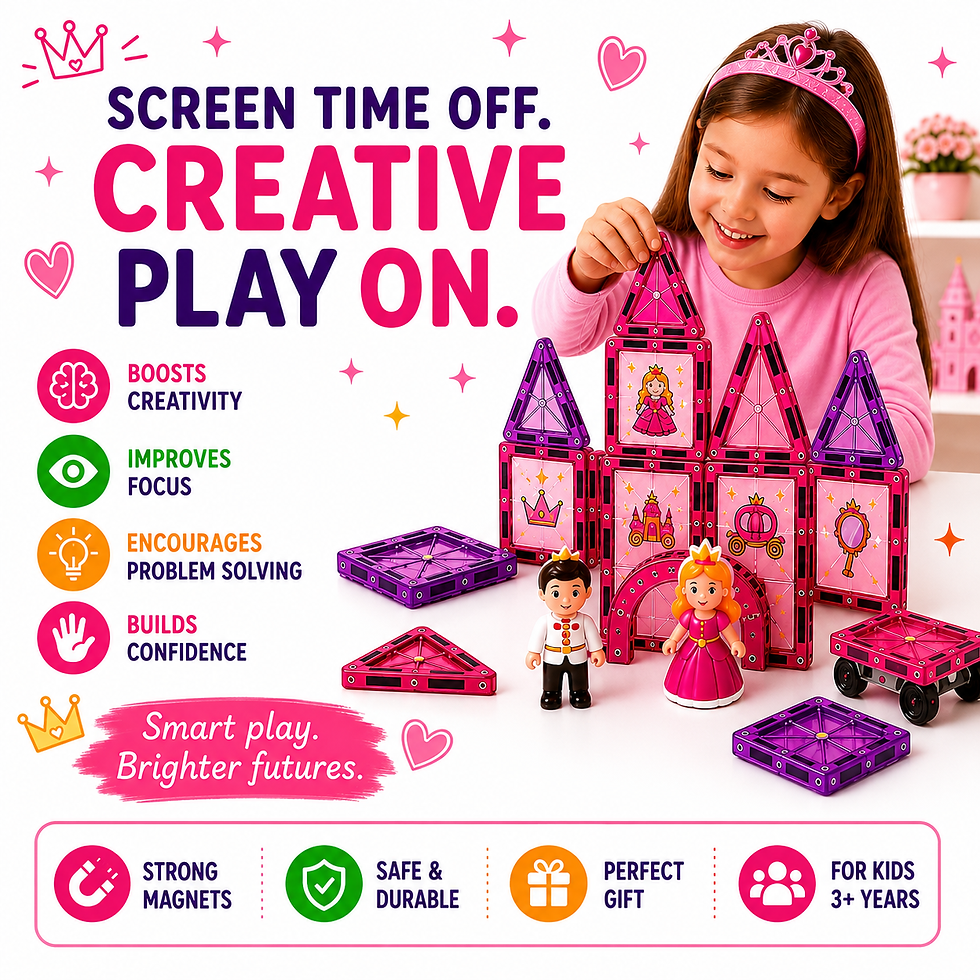 Thumbnail: 78PCS Princess Series Magnetic Tiles