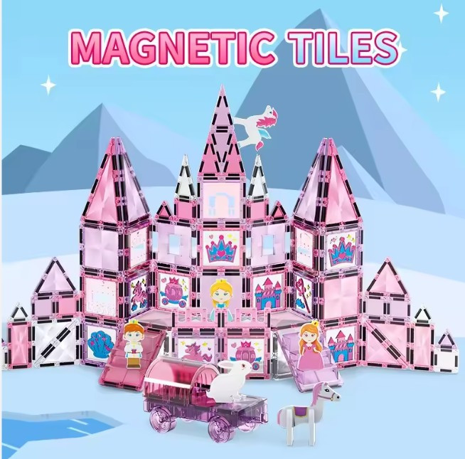 Thumbnail: 78PCS Princess Series Magnetic Tiles