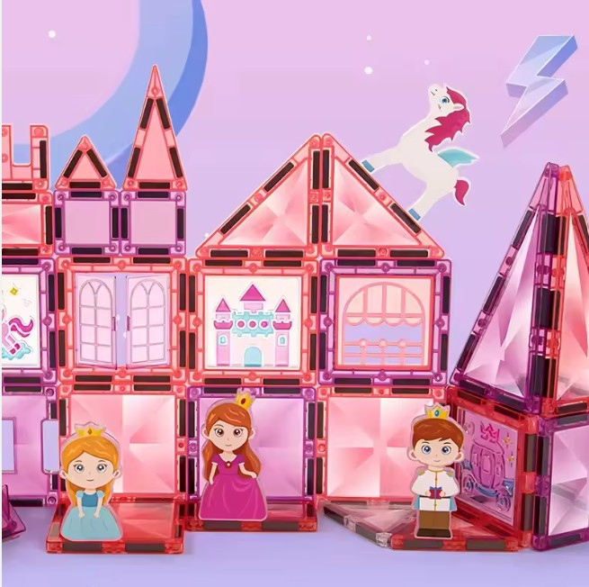 Thumbnail: 78PCS Princess Series Magnetic Tiles