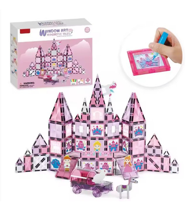 Thumbnail: 78PCS Princess Series Magnetic Tiles