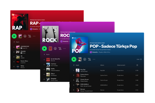 Vionis.Co | Spotify Playlist & Organik Dinlenme Hizmetleri