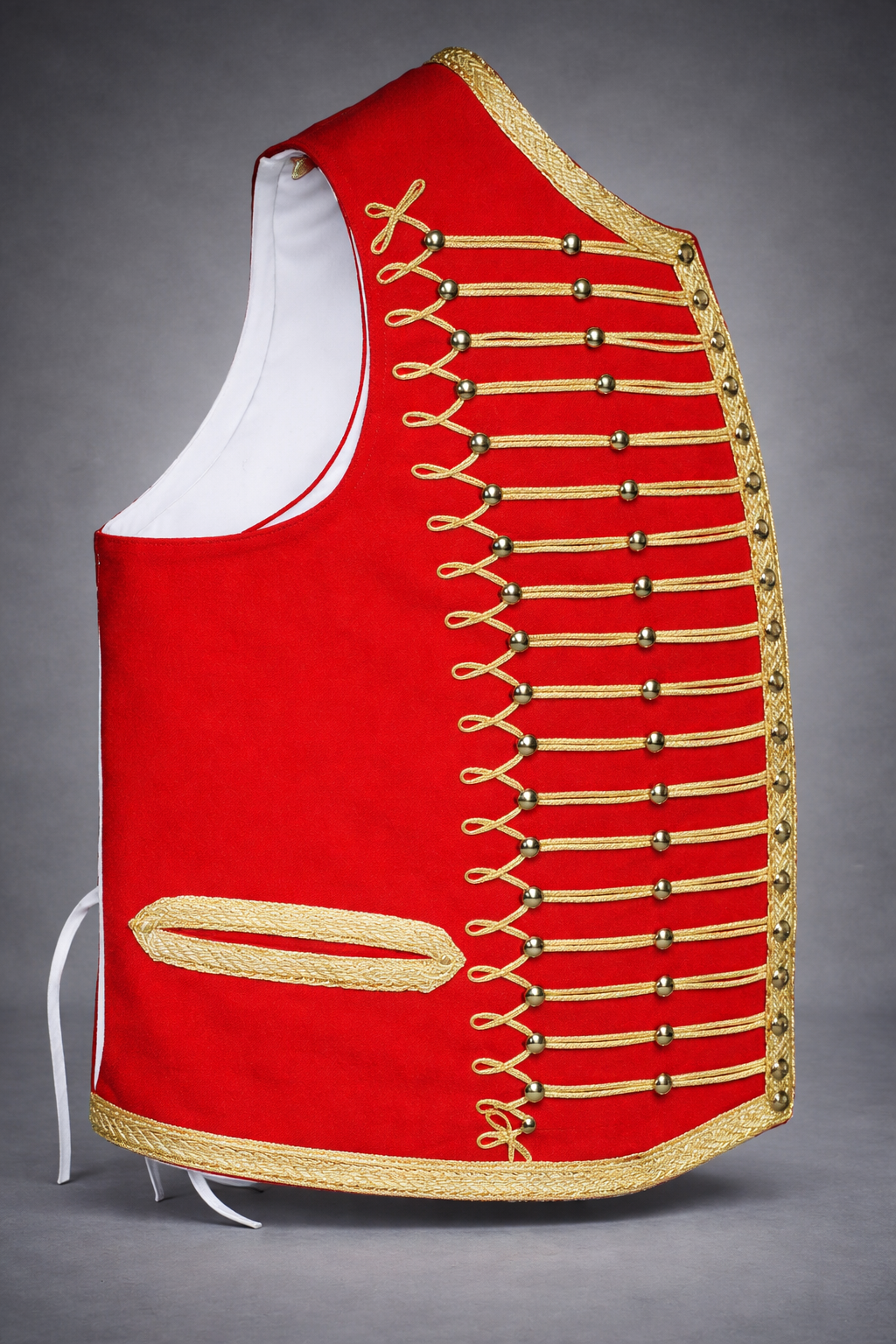 Gilet drap de laine à la hussarde, modèle Officier (choisissez votre régiment)