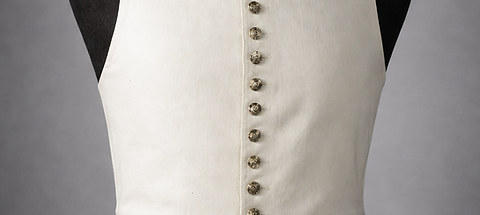 Gilet coton blanc