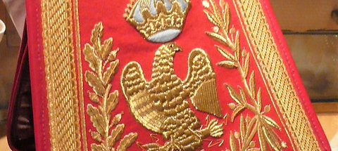 Sabretache of Officer of the 5 th regiment of Hussard