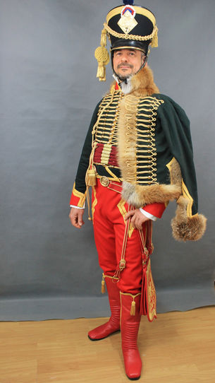 Officier du 7e Hussard, Premier Empire