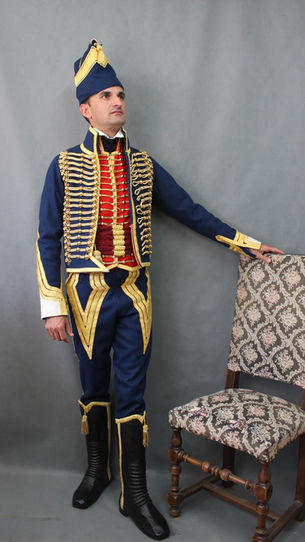 Officier du 5e Régiment de Hussard, au Premier Empire