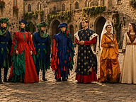 Costumes médiévaux pour la reconstitution historique