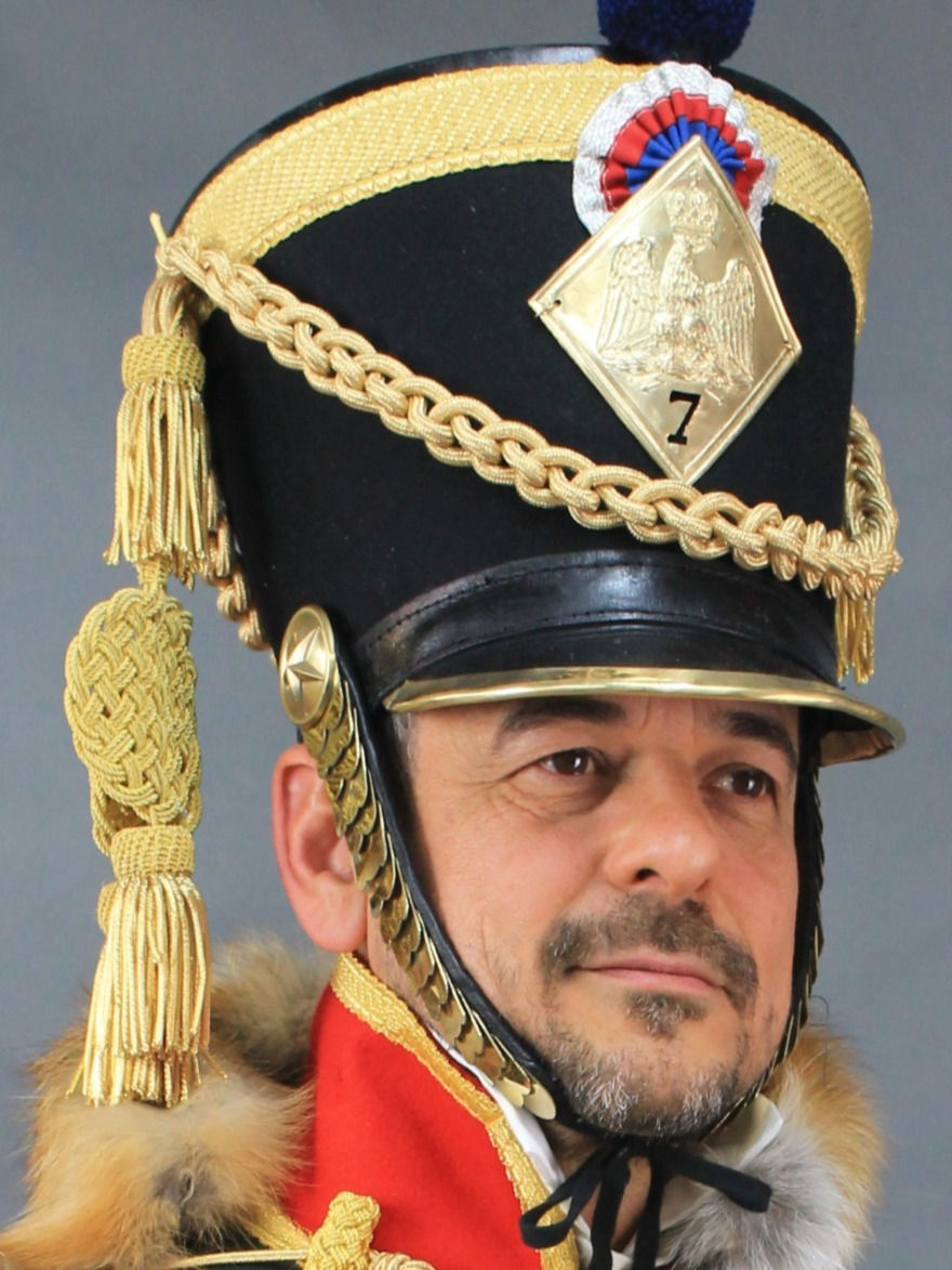 Officier du 7e régiment de hussards au Premier Empire